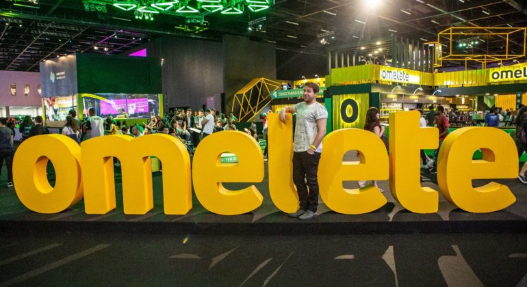 David no stand do Omelete na Comic Con 2018