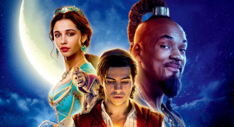 Pôster do live-action de Aladdin