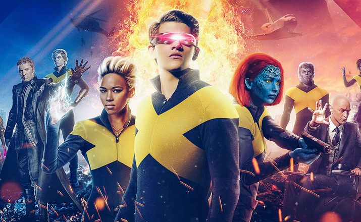 X-Men: Fênix Negra - pôster com os mutantes