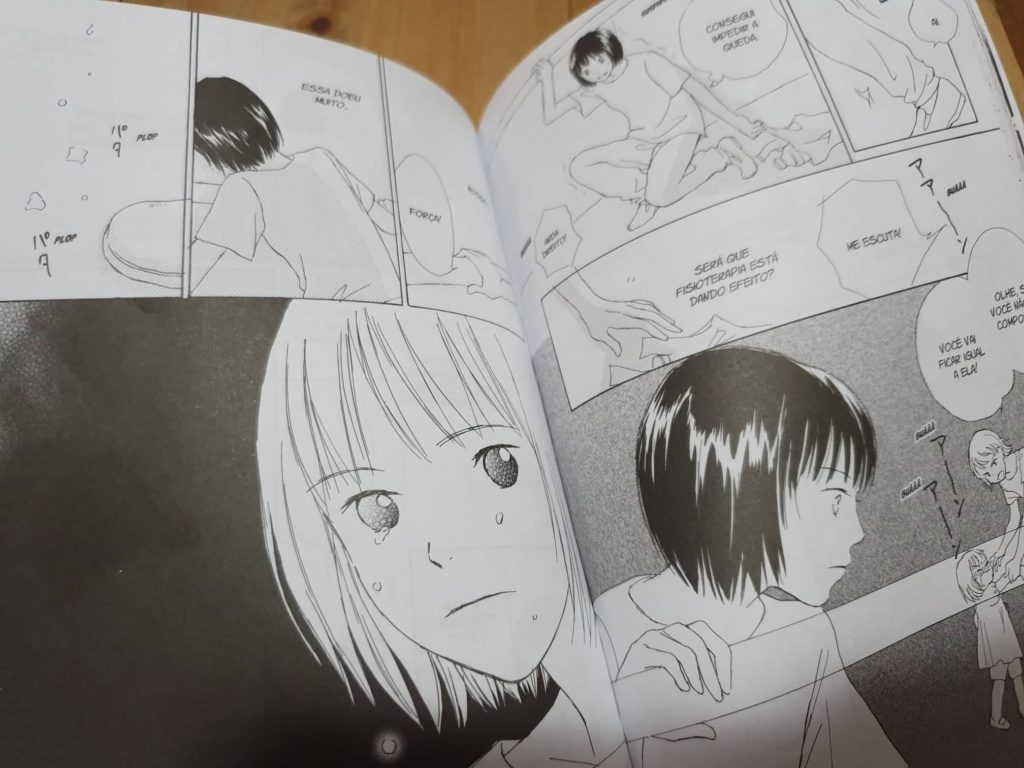 trecho do mangá 1 litro de lágrimas